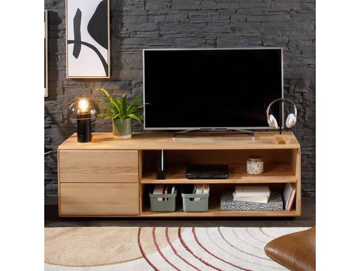 TV Lowboard Fernsehboard aus Kernbuche Massivholz mit Massivholz Oberfläche TV Lowboard Fernsehboard aus Kernbuche Massivholz mit Massivholz Oberfläche von Basilicana