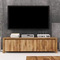 TV Lowboard aus Wildeiche Massivholz 150 cm von Basilicana