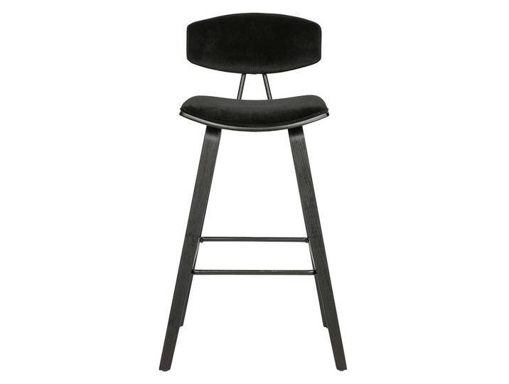 Tresenstühle in Schwarz Samt modern (2er Set) von Basilicana