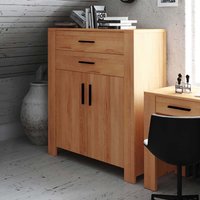 Wohnzimmer Highboard aus Kernbuche Massivholz 2 türig von Basilicana