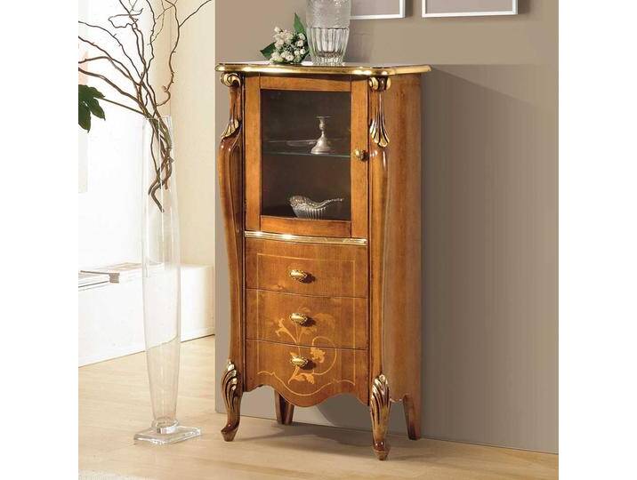 Wohnzimmer Schrank in Nussbaumfarben 120 cm hoch Wohnzimmer Schrank in Nussbaumfarben 120 cm hoch von Basilicana