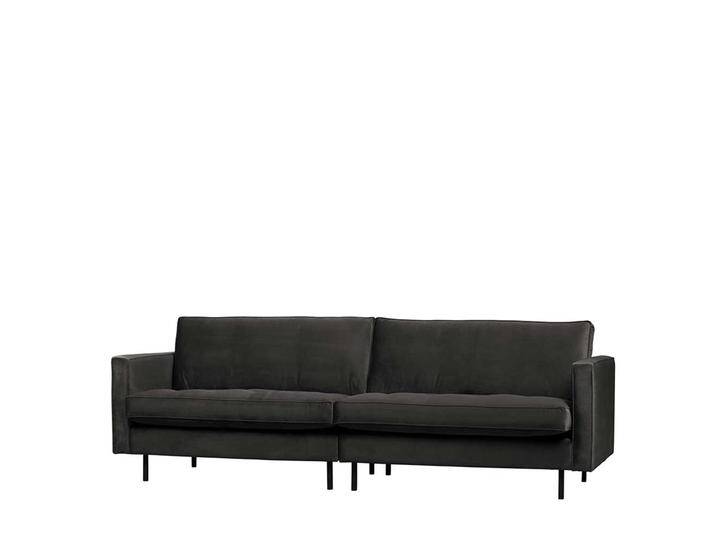 Wohnzimmercouch in Anthrazit Samt 275 cm breit Wohnzimmercouch in Anthrazit Samt 275 cm breit von Basilicana