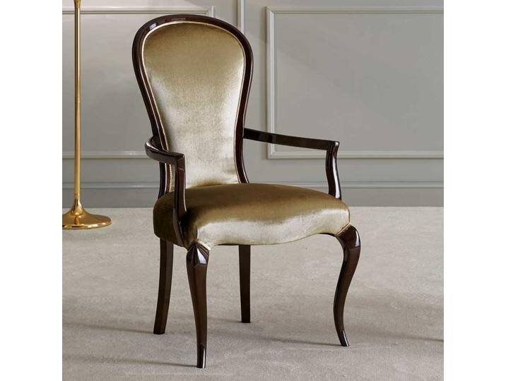 Wohnzimmerstuhl in italienischem Design hoher Rückenlehne von Basilicana
