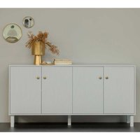 XL Sideboard im Skandi Design 4 Massivholztüren von Basilicana