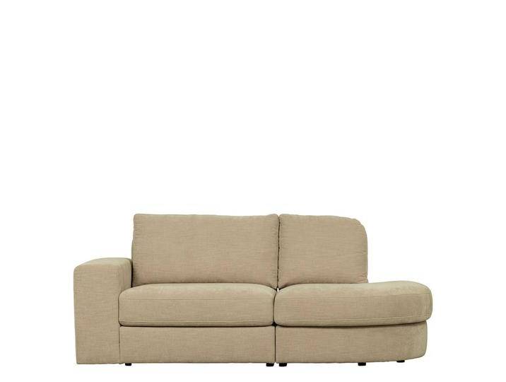 Zweisitzer Modulcouch Beige 208 cm breit Rücken echt bezogen Zweisitzer Modulcouch Beige 208 cm breit Rücken echt bezogen von Basilicana