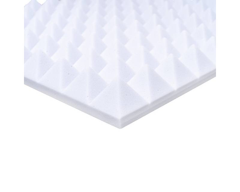Quiet Please Dämmplatte Pyramidenschaumstoff Noppenschaum Basotect® B weiß, (1-St) von Quiet Please