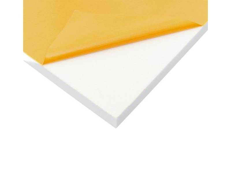 Quiet Please Dämmplatte Schaumstoff aus Basotect® weiß selbstklebend 45° Fase, (1-St) von Quiet Please