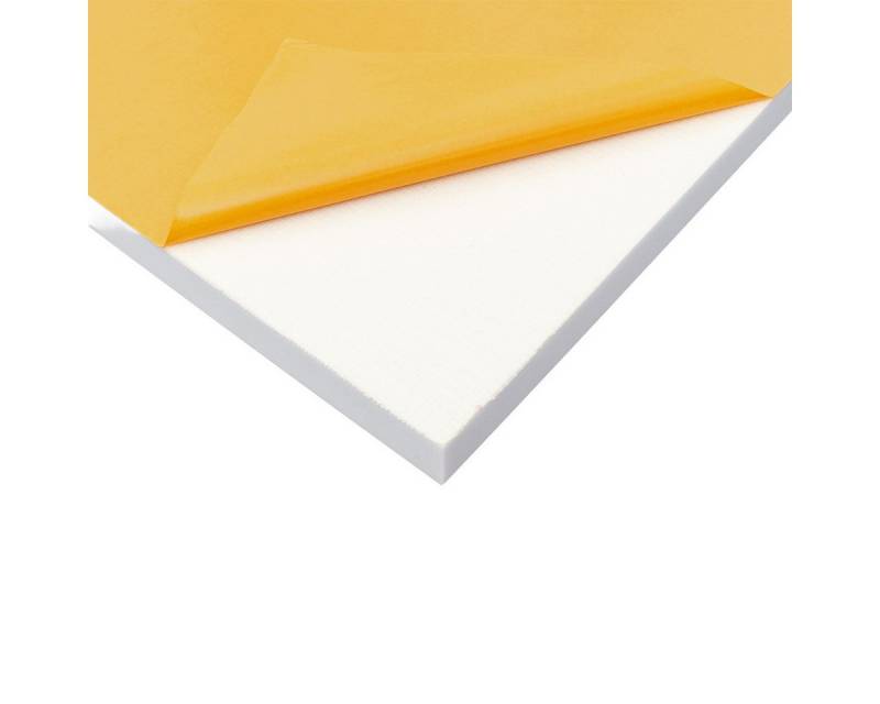 Quiet Please Dämmplatte Schaumstoff aus Basotect® hellgrau selbstklebend 45° Fase, (1-St) von Quiet Please