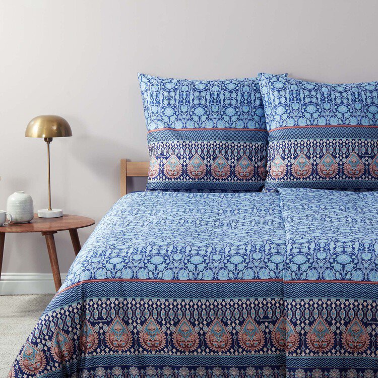 BETTWÄSCHEGARNITUR MIRA BLAU von Bassetti DE