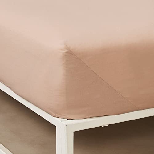 BASSETTI - Bassetti, Spannbettlaken für Einzelbett 90 x 200 cm | Spannbettlaken aus Bassetti-Baumwolle | 100% Baumwolle, hergestellt in Italien | Farbe Seil - 4P von Bassetti