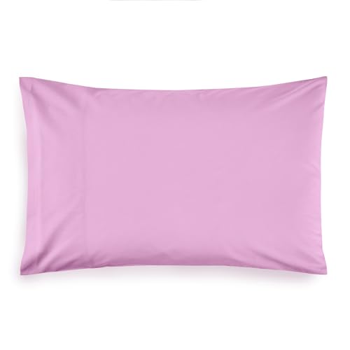 Bassetti, Kissenbezug Pop Color, Hortensie, Made in Italy, 50x80, 100% Baumwolle von Bassetti