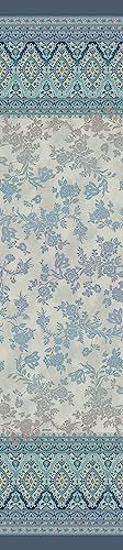 Bassetti AGRIGENTO Foulard aus 100% Baumwolle in der Farbe Azurblau C1, Maße: 350x270 cm -9325951 von Bassetti