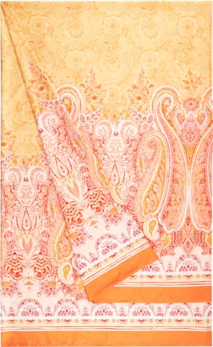 Bassetti MERGELLINA Foulard aus 100% Baumwolle in der Farbe Orange O1, Maße: 270x270 cm - 9328419 von Bassetti