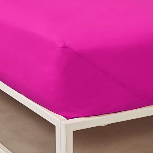 Bassetti Bettlaken für Einzelbett, Spannbettlaken für Einzelbett, 90 x 200 cm, Bettlaken aus 100 % Baumwolle, hergestellt in Italien, Farbe: Alpenveilchen K1 von Bassetti