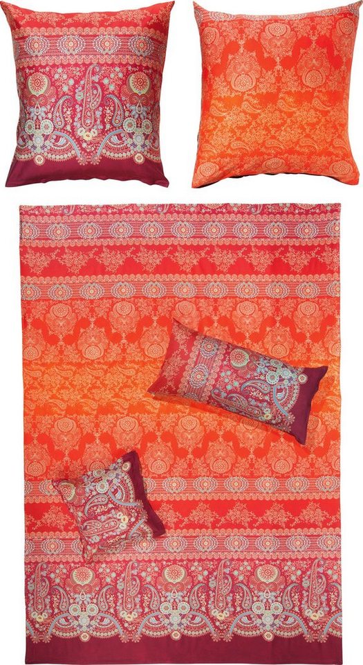 Bassetti Bettwäsche Bettwäsche "Gran Paradiso", Mako-Satin, Paisley von Bassetti
