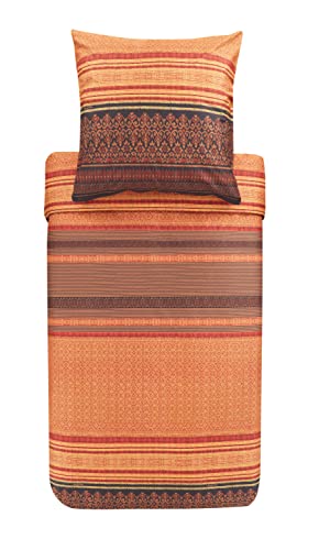 Bassetti Bettwäsche Garnitur Roccaraso R1 aus Baumwolle Mako-Satin in der Farbe Rot 2-Teilig mit Reißverschluss, Maße: 135cm x 200cm, 80cm x, 9323436, 135x200 Bassetti Bettwäsche Garnitur Roccaraso R1 aus Baumwolle Mako-Satin in der Farbe Rot 2-Teilig mit Reißverschluss, Maße: 135cm x 200cm, 80cm x, 9323436, 135x200 von Bassetti