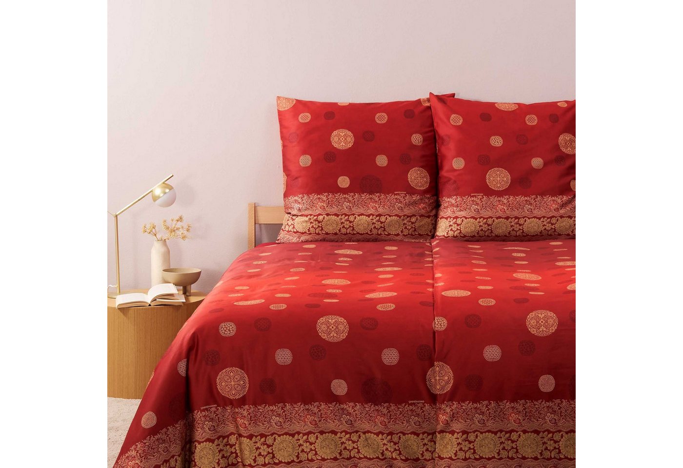 Bassetti Bettwäsche PALLAVICINO, Satin, aus Baumwollsatin mit Reißverschluss Bassetti Bettwäsche PALLAVICINO, Satin, aus Baumwollsatin mit Reißverschluss von Bassetti