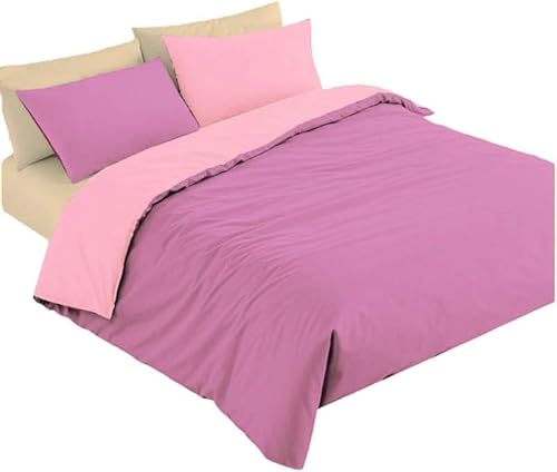 Bassetti Bettwäsche für Doppelbett, Pop Color Double, 100% Baumwolle, Glicine, 250 x 200 cm Bassetti Bettwäsche für Doppelbett, Pop Color Double, 100% Baumwolle, Glicine, 250 x 200 cm von Bassetti