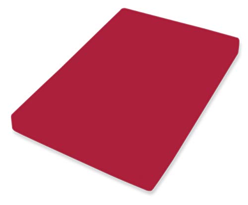 Bassetti Boxspring Spannbettlaken Uni Bordeaux 63/550 aus Baumwolle und Elasthan in der Farbe Bordeaux, Maße: 180cm x 200cm, 200cm x 220cm, 9302287 von Bassetti