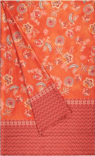 Bassetti CHIAIA Foulard aus 100% Baumwolle in der Farbe Tangerine R1, Maße: 270x270 cm - 9328394 von Bassetti