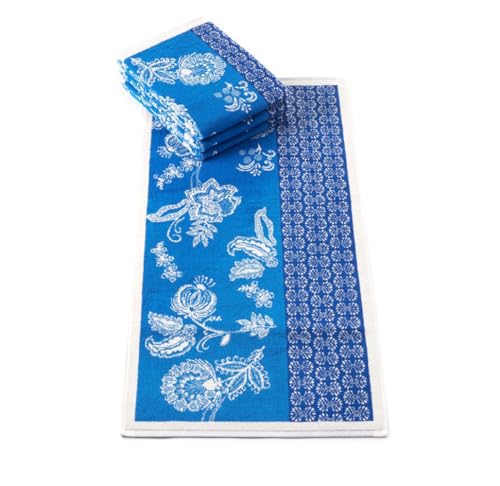 Bassetti CHIAIA Handtuch aus 100% Baumwolle in der Farbe Meditteran B1, Maße: 50x100 cm - 9329090 von Bassetti