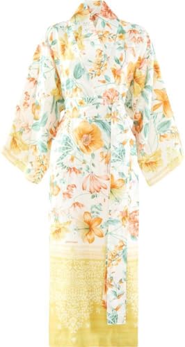 Bassetti Casablanca Kimono aus 100% Baumwollsatin in der Farbe GELB Y1, Größe: S-M - 9332199 Bassetti Casablanca Kimono aus 100% Baumwollsatin in der Farbe GELB Y1, Größe: S-M - 9332199 von Bassetti