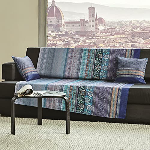 Bassetti Einrichtungsfoulard Piazza dei Miracoli M1 Marrone Baumwolle, Größe: 350cm x 270cm, 9314365 von Bassetti