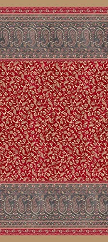 Bassetti Foulard Como R1 aus Baumwolle Mako-Satin in der Farbe Rot, Maße: 350cm x 270cm, 9324042 von Bassetti