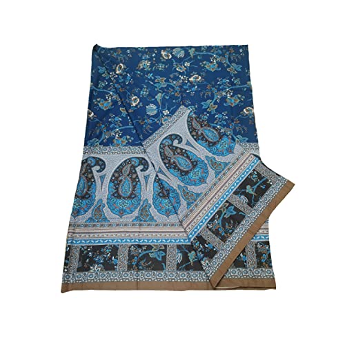 Bassetti Foulard Genova B1 aus Baumwolle Mako-Satin in der Farbe Blau, Maße: 180cm x 270cm, 9324016 von Bassetti