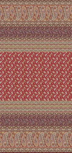 Bassetti Foulard Imperia R1 aus Baumwolle Mako-Satin in der Farbe Rot, Maße: 350cm x 270cm, 9324033 von Bassetti