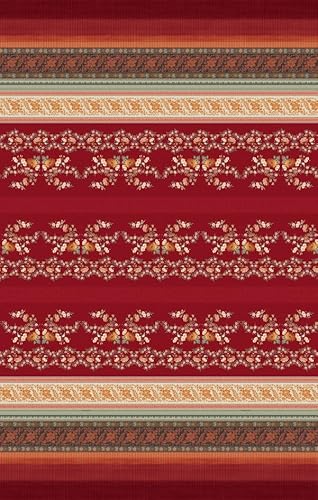 Bassetti Foulard Orosei R1 aus Baumwolle Mako-Satin in der Farbe Rot, Maße: 180cm x 270cm, 9324010 von Bassetti