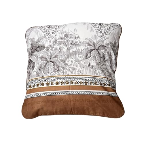 Bassetti Granfoulard Kissenbezug aus 100 % Baumwolle mit Verschluss 40 x 40 cm (BOLI GLACE' G1) von Bassetti