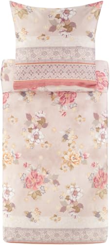 Bassetti Hanami Bettwäsche + 1 Kissenhülle aus 100% Baumwollsatin in der Farbe Beige 41, Maße: 155x220 + 1 K 80x80 cm - 9329914 Bassetti Hanami Bettwäsche + 1 Kissenhülle aus 100% Baumwollsatin in der Farbe Beige 41, Maße: 155x220 + 1 K 80x80 cm - 9329914 von Bassetti