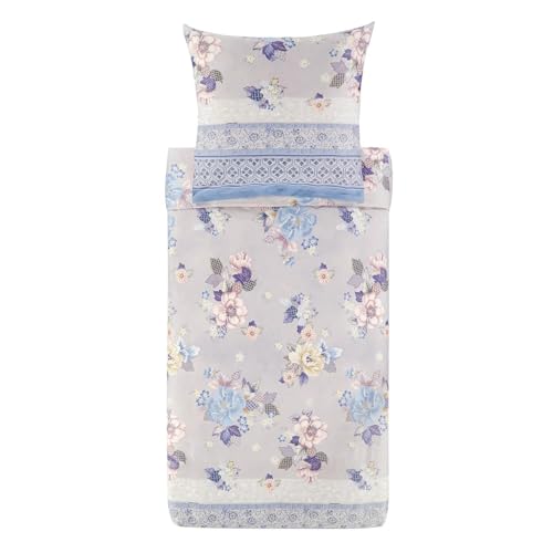 Bassetti Hanami Bettwäsche + 1 Kissenhülle aus 100% Baumwollsatin in der Farbe Perlgrau G1, Maße: 135x200 + 1 K 80x80 cm - 9329898 Bassetti Hanami Bettwäsche + 1 Kissenhülle aus 100% Baumwollsatin in der Farbe Perlgrau G1, Maße: 135x200 + 1 K 80x80 cm - 9329898 von Bassetti
