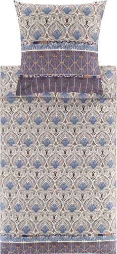 Bassetti Kissenbezug Nairobi Feinsatin braun-blau Größe 40x80 cm Bassetti Kissenbezug Nairobi Feinsatin braun-blau Größe 40x80 cm von Bassetti