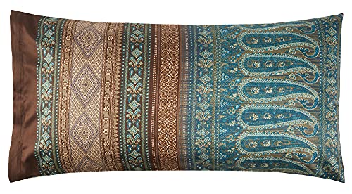 Bassetti Kissenbezug Piazza Ducale V1 Verde, 100% Baumwolle mit Reißverschluss, Größe: 80cm x 40cm, 9314288 Bassetti Kissenbezug Piazza Ducale V1 Verde, 100% Baumwolle mit Reißverschluss, Größe: 80cm x 40cm, 9314288 von Bassetti