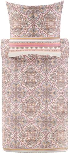 Bassetti MARECHIARO Bettwäsche + 1 Kissenhülle aus 100% Baumwollsatin in der Farbe Beige 41, Maße: 135x200 + 1 K 80x80 cm - 9329908 von Bassetti