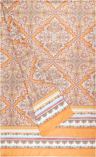 Bassetti MARECHIARO Foulard aus 100% Baumwolle in der Farbe Orange O1, Maße: 180x270 cm - 9328407 von Bassetti