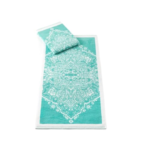 Bassetti MARECHIARO Handtuch aus 100% Baumwolle in der Farbe Pistaziengrün V1, Maße: 50x100 cm - 9329089 von Bassetti