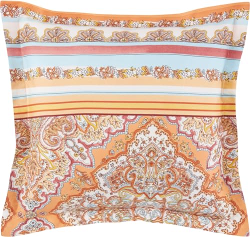 Bassetti MARECHIARO Kissenhülle zu Bettwäsche aus 100% Baumwollsatin in der Farbe Orange O1, Maße: 65 x 65 cm - 9328901 von Bassetti