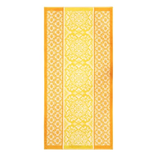 Bassetti MARECHIARO Strandtuch aus 100% Baumwolle in der Farbe Gelb Y1, Maße: 90x180 cm - 9329081 von Bassetti