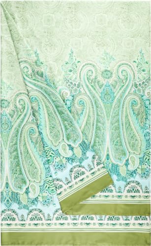 Bassetti MERGELLINA Foulard aus 100% Baumwolle in der Farbe Grün V1, Maße: 180x270 cm - 9328417 von Bassetti