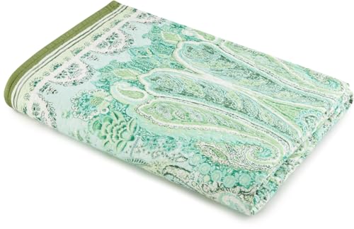 Bassetti MERGELLINA Tagesdecke aus 100% Baumwolle in der Farbe Grün V1, Maße: 180x255 cm - 9328466 von Bassetti