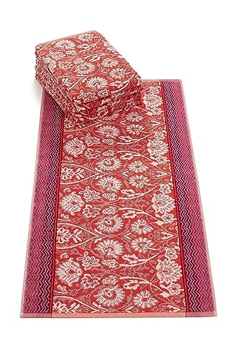 Bassetti MIRA Handtuch aus 100% Baumwolle in der Farbe Rot R1, Maße: 50x100 cm - 9326105 von Bassetti