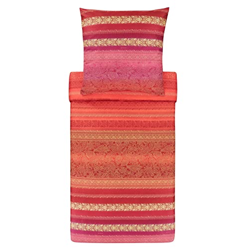 Bassetti MONREALE Bettwäsche + 1 Kissenhülle aus 100% Baumwollsatin in der Farbe Rot R1, Maße: 155x220 + 1 K 80x80 cm - 9321847 Bassetti MONREALE Bettwäsche + 1 Kissenhülle aus 100% Baumwollsatin in der Farbe Rot R1, Maße: 155x220 + 1 K 80x80 cm - 9321847 von Bassetti