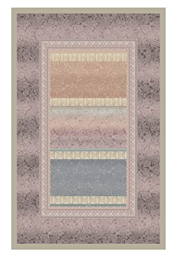 Bassetti MONREALE Plaid aus 100% Baumwolle in der Farbe Sand M1, Maße: 135x190 cm - 9321939 von Bassetti