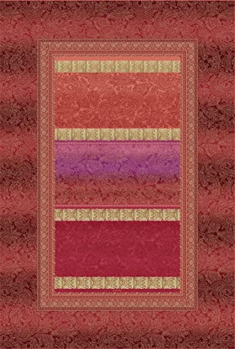 Bassetti MONREALE Tagesdecke aus 100% Baumwolle in der Farbe Rot R1, Maße: 260x260 cm - 9322162 von Bassetti