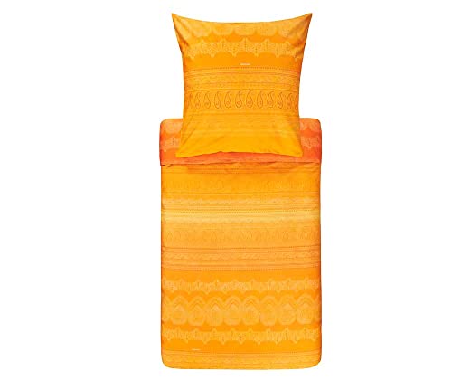 Bassetti Mako-Satin Bettwäsche-Garnitur Brunelleschi Farbe Mandarine O2 Größe 155x220+80x80 Bassetti Mako-Satin Bettwäsche-Garnitur Brunelleschi Farbe Mandarine O2 Größe 155x220+80x80 von Bassetti