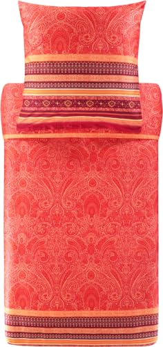 Bassetti Maser Bettwäsche + 1 Kissenhülle aus 100% Baumwollsatin in der Farbe Geranienrot R1, Maße: 135x200 + 1 K 80x80 cm - 9327391 Bassetti Maser Bettwäsche + 1 Kissenhülle aus 100% Baumwollsatin in der Farbe Geranienrot R1, Maße: 135x200 + 1 K 80x80 cm - 9327391 von Bassetti