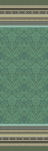 Bassetti Maser Foulard aus 100% Baumwolle in der Farbe Waldgrün V1, Maße: 180x270 cm - 9325922 von Bassetti
